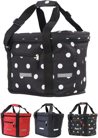 Фридріх Бухель Кошик для велосипеда спереду | Сумка для покупок | Складаний | Кошик для велосипеда з експрес-кріпленням для швидкого встановлення та зняття | Кошик для велосипеда спереду, кошики для велосипедів, велосипедна сумка, аксесуари для велосипеда