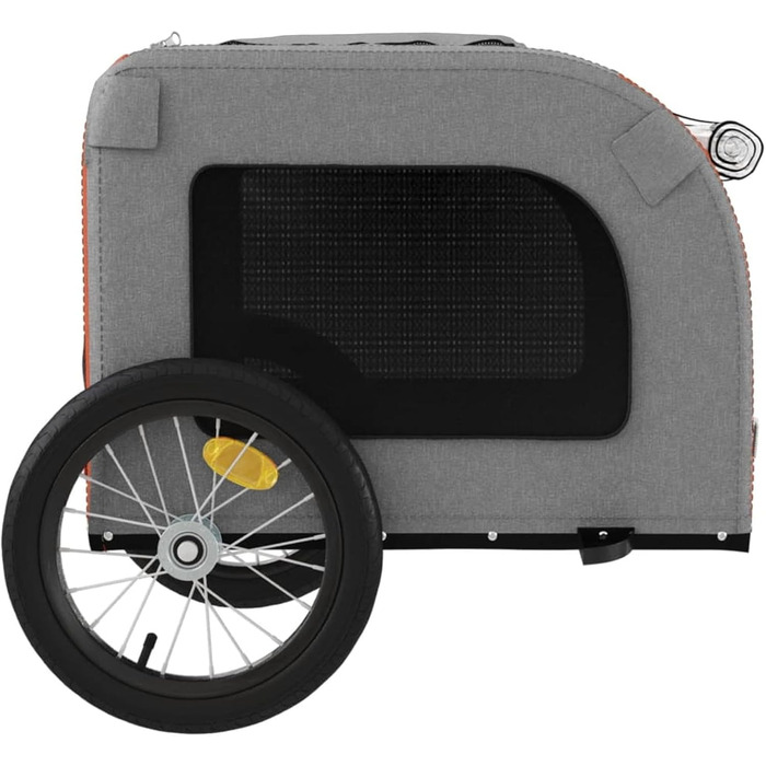 Собачий амулет Oxford з міцним металевим каркасом та PVC-дах, вантажопідйомність до 45 кг - Оранжевий/Сірий Model93830