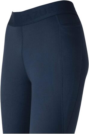 Легінси для верхової їзди Lazura Winter Anita | Силіконовий накладка на колінах | 2 кишені для телефону | Чорні або темно-сині | Розміри 32-46