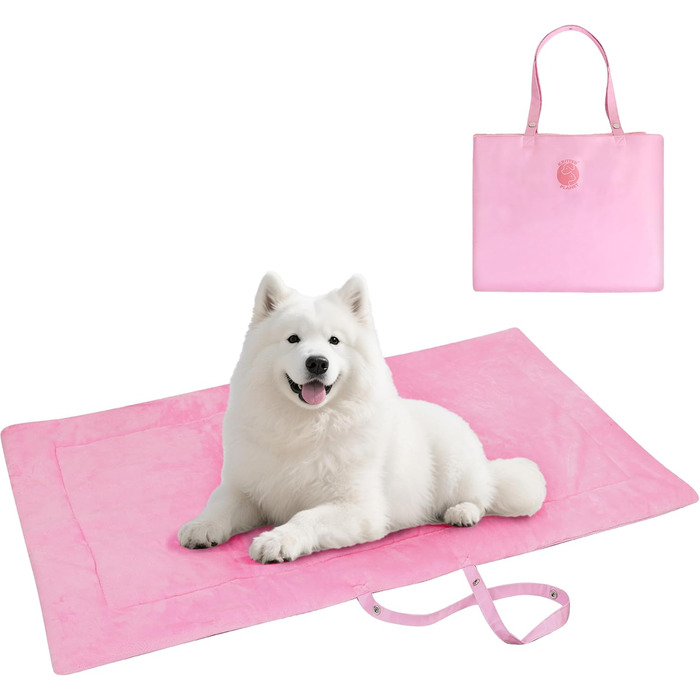 Водонепроникний килимок для собак Pawsse для подорожей та активного відпочинку, 127 x 70 см, сірий