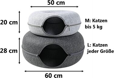 Кігтеточка-будиночок для котів з фетру, середній, темно-сірий | Будиночок, гніздо, іграшка для кота