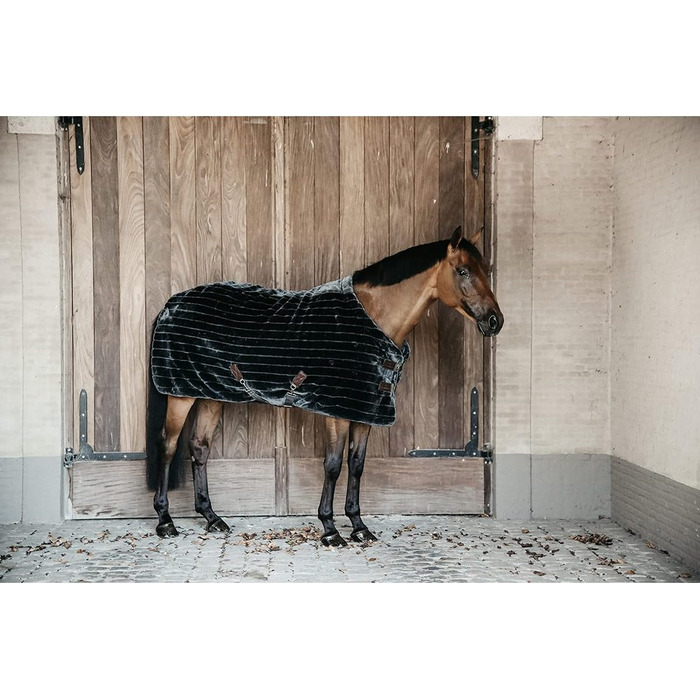 Кінська попона Kentucky Horsewear з штучного хутра, 140 см, сіра