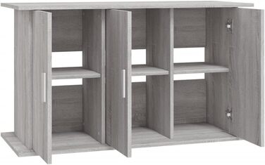 Тумба для акваріума IKAYAA сіра Sonoma, деревостружкова плита, 101x41x58 см