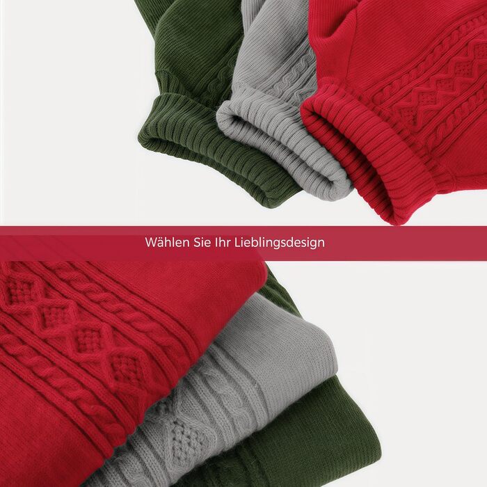 Вовняний пуловер для собак середніх порід - теплий, дихаючий, з коміром-гетром, темно-червоний (S, обхват грудей 37 см)