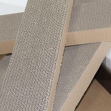 Котячий будиночок-ігрова панель Kratzmöbel 2.0 XXL | Ігровий когтеточка з гофрокартону та котячої м'яти | 34 x 56 x 12 см