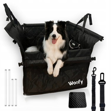 Автомобільний автокрісло-переноска Woofy XL, чорна, водонепроникна