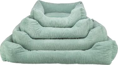 Ортопедичне собаче ліжко TRIXIE Vital Jonna, 60x50 см, Salbei (м'ята) - якісне ліжко з memory foam для собак, кошик для малих та літніх собак, захищає суглоби та знімає навантаження