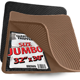 Килимок для котячого туалету iPrimio EZ Clean Jumbo 81,3×76,2 см, водонепроникний, з підкладкою для цуценят, проти розсипання наповнювача