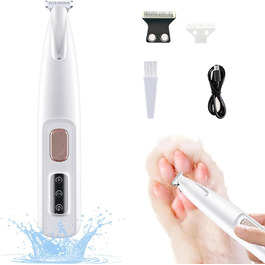 Триммер для собак Paw Trim Pro: безшумний догляд за подушечками лап з LED-підсвічуванням