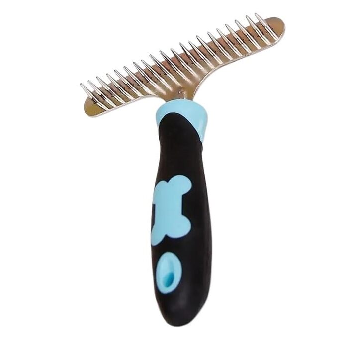 Щітка для собак, професійний інструмент для догляду за шерстю, аксесуар для грумінгу, ефективна щітка для собак (17.5x10x5 см)