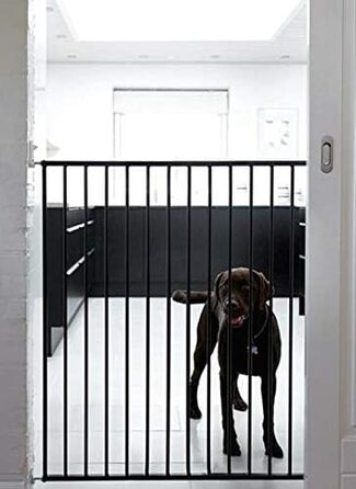 BabyDan Tor для захисту від дітей та домашніх тварин, розсувне, чорний, ширина 62,5-106,8 см