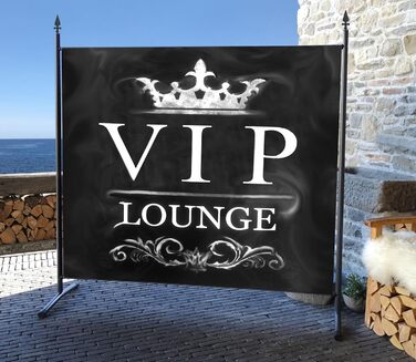 Ширма QUICK STAR Paravent з тканини, 180 x 178 см - для дому, саду, балкону