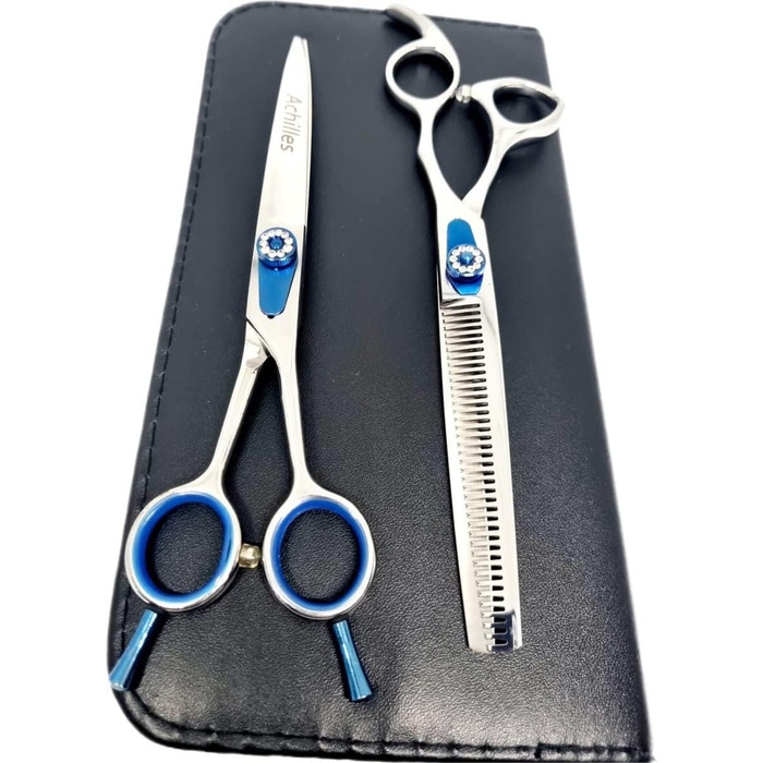 Набір професійних ножиць для собак Achilles 7 шт. – триммінг, грумінг, догляд за шерстю