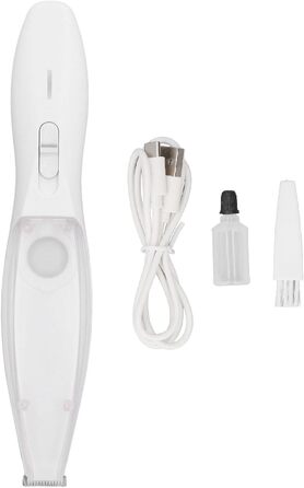 Електрична машинка для стрижки шерсті тварин SIXRUN, нержавіюча сталь, акумулятор 600 mAh, для собак, цуценят, легка у використанні, для різних видів домашніх тварин (GREEN), зелений колір