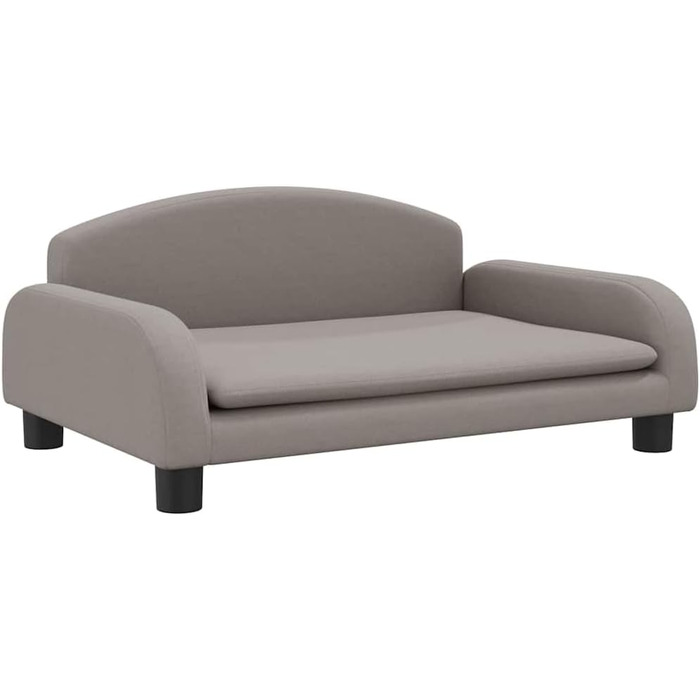 Крісло-ліжко для собак, м'яке ліжко для тварин, диванчик для маленьких собак та котів, тканина, 70 x 45 x 30 см, пудровий