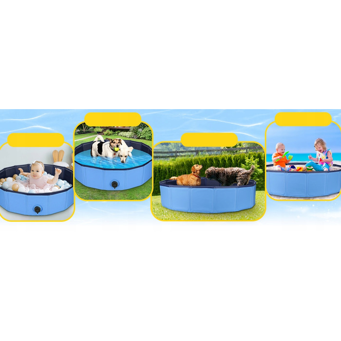 Басейн для собак Opengarden, 160 x 30 см, синій