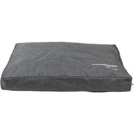 Водонепроникне лежанка для собак Jack and Vanilla - велика, сірого кольору, 100 x 70 x 14 см