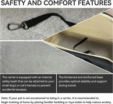 Сумка для собак та котів KZARYVEXIS, світло-блакитна, для подорожей та прогулянок