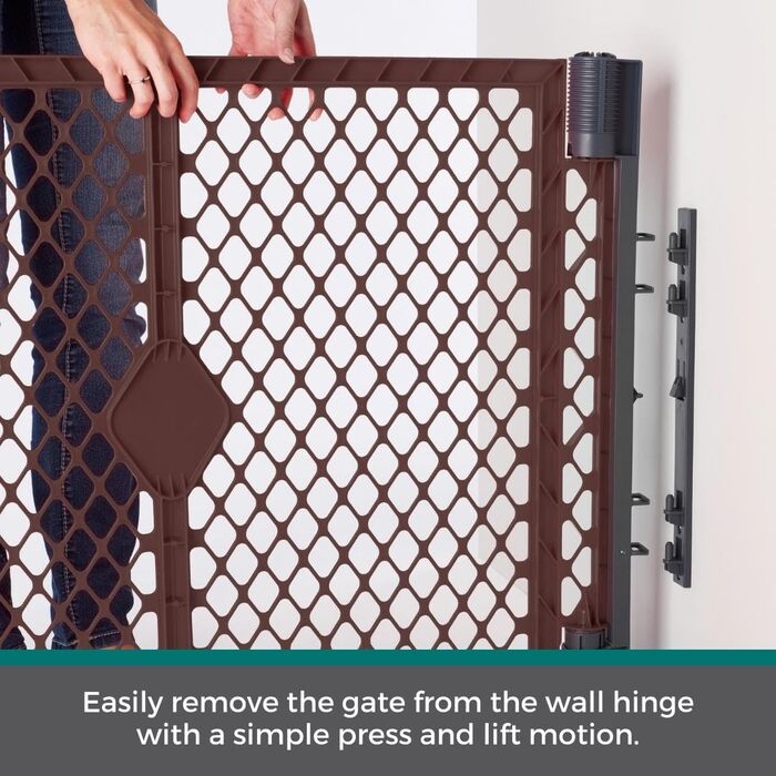 Laufstall для собак North States MYPET Petyard, 6 панелей, розкладний, 66 см, коричневий (для дому та вулиці)