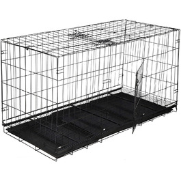 Клітка для тварин Springos з двома дверцятами, 60 x 50 x 42 см (61 x 130 x 70 см)