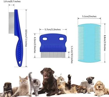 Щітка для собак, інструмент для догляду за шерстю, професійна щітка для собак (Помаранчевий)