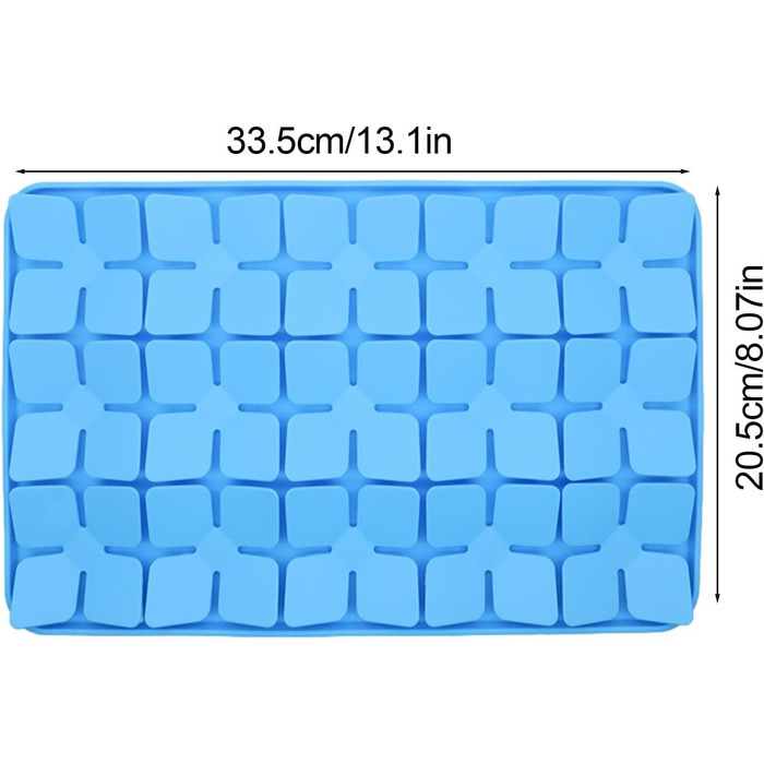 Килимок для котів та собак, силіконовий, антиковзкий, slow feeder для годування, блакитний