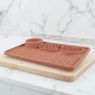 Миска для собак WANGSHUO для повільного годування, інтерактивна миска-головоломка, антиковзаюча, 30х20 см