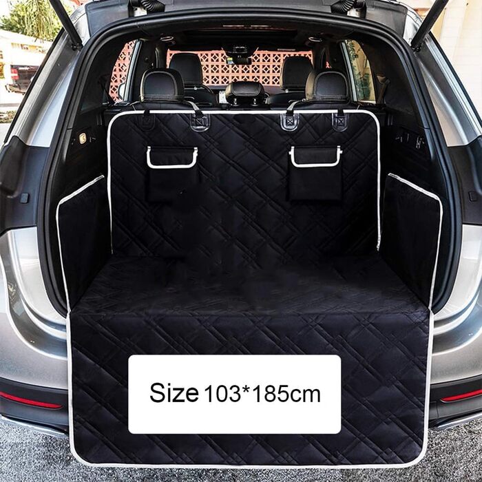 Захист для багажника автомобіля для BMW X1 F48 (2016-2021) – водонепроникний килимок для собак з кишенею та захистом краю багажника