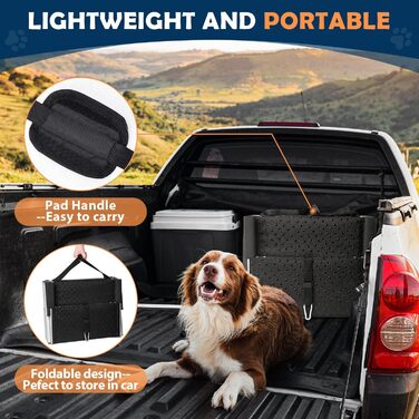 Сходинка для собак у машину: легка алюмінієва складана пандус для домашніх тварин з неслизькою поверхнею (4 сходинки)