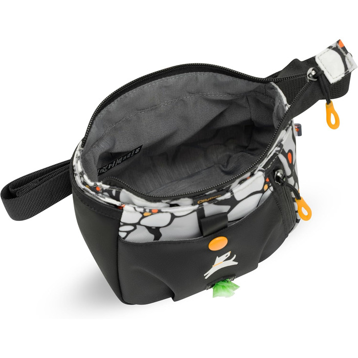 ОлліДог Backcountry Tagestasche: сумка для ласощів для собак з відділенням для відходів, на талії, Raven S'25 (Магнолія)