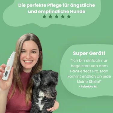 Триммер для догляду за лапами собак Pawperfect Pro - безшумний, для лап, очей, вух, обличчя, тіла