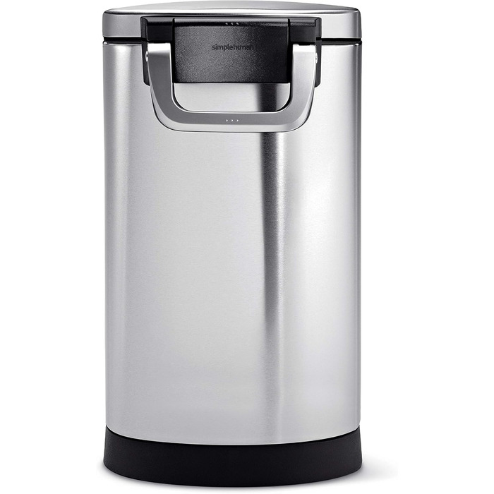 Контейнер для кормів для тварин simplehuman 25 л, відбитки пальців не залишаються, матова нержавіюча сталь