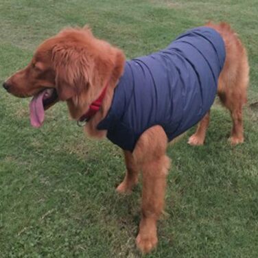 Теплий зимовий теплий жилет для собак з флісовою підкладкою, червоний (XS: 35 см)