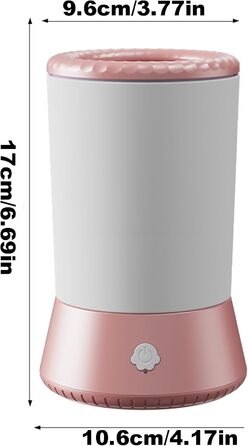 Автоматичний очисник лап для собак – USB, середній та великий розмір, білий рожевий, м'який силікон