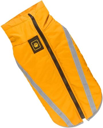 Жовтий дощовик для цуценят Hohopeti з міцного матеріалу, з підкладкою, для прогулянок у дощ