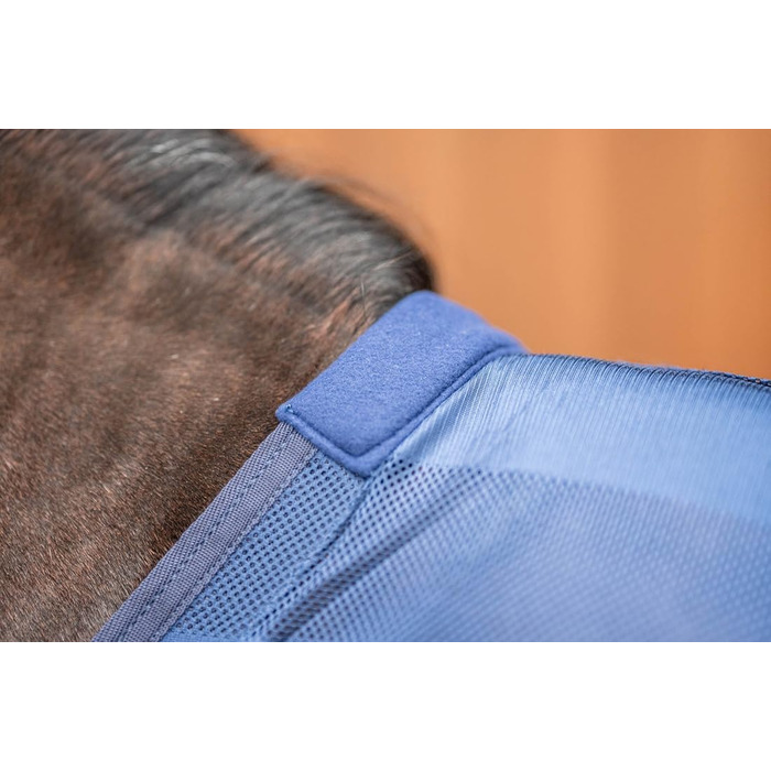 Захисний в'їжджуваний вкладиш Equinate Guardian для коней, 145 см, Navy - захисна ковдра від комах, ковдра для випасу
