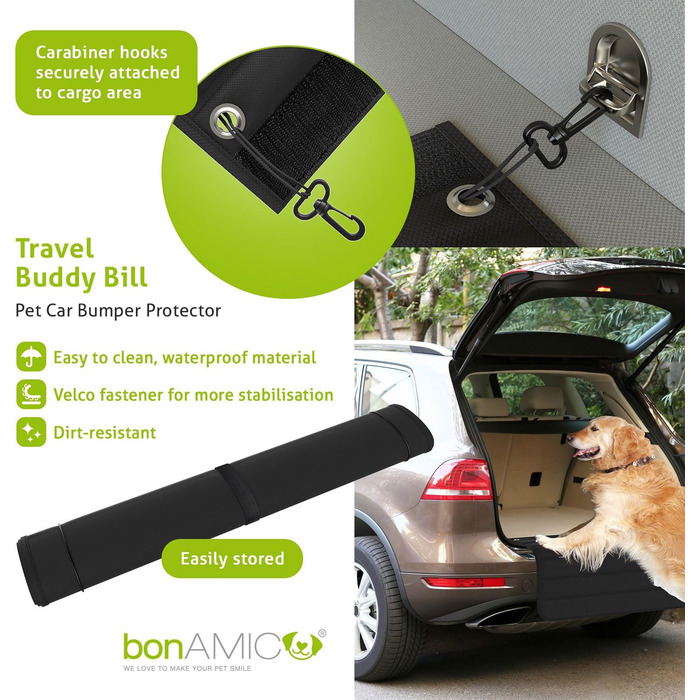 Захист для багажника авто: килимок-амортизатор, захист краю багажника, для собак, водовідштовхувальний, захист від подряпин, бруду, шерсті тварин. Чудовий подарунок для власників собак!