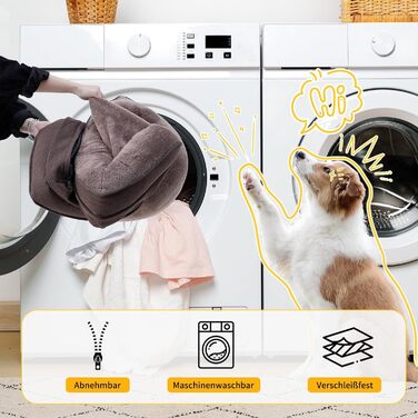 Ортопедичне ліжко для собак великих порід 139x110x21 см, з високощільним губчатим наповнювачем, для здорових суглобів, знімний водонепроникний чохол, зручне, неслизьке, коричневе XL