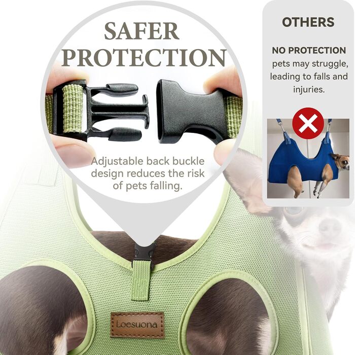 Гамак для собак Haustierpflege: регульований та складаний, розмір M (відстань між ніжками 11-14', вантажопідйомність до 20 кг)