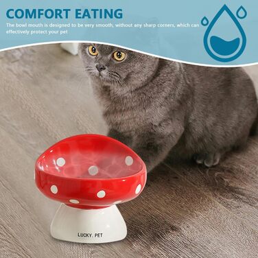 Керамічна годівниця для котів 