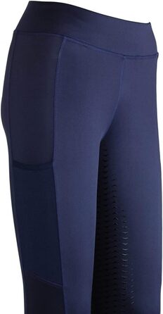 Лазура - Теплі рейтузи для верхової їзди для дітей та жінок Емілія | Утеплені термо-рейтузи з силіконовим повним обхватом | Рейтузи для верхової їзди для хлопчиків та дівчаток з флісовою внутрішньою стороною | Дитячі та жіночі рейтузи для верхової їзди (1