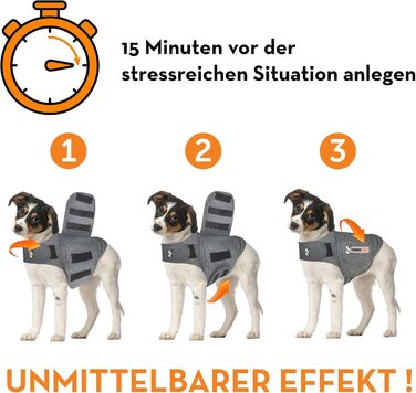 Мантіл для собак Petlife ThunderShirt, сірий, розмір M