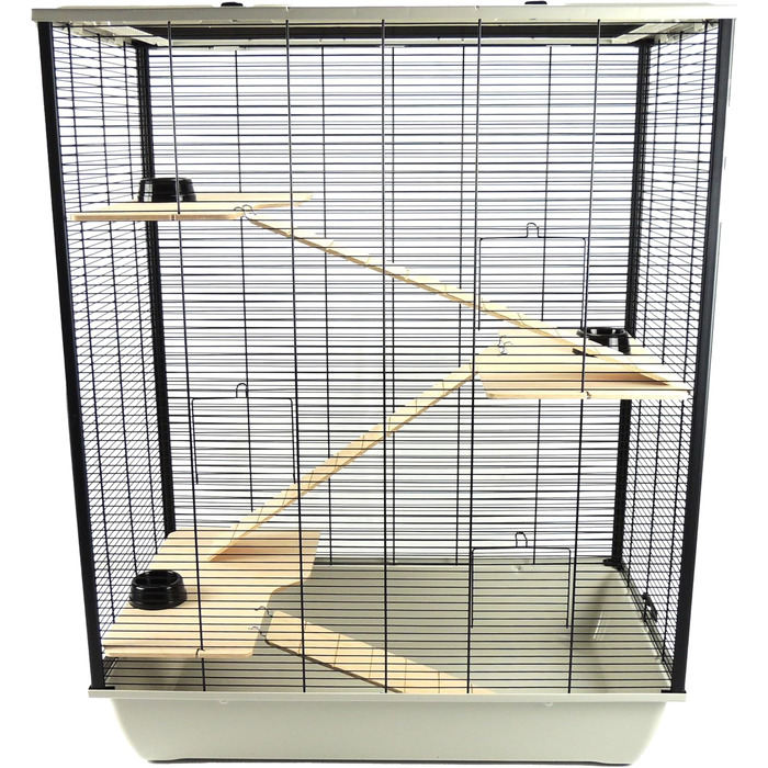 Клітка для дрібних тварин Grosvenor XL, 100x54x39 см, 4 рівні, сіра