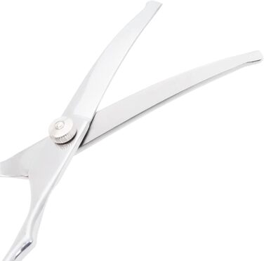 Набір професійних ножиць для собак з витончувальними ножицями, кусачками для нігтів та гребінцем - для всіх пухнастих домашніх тварин, сріблястого кольору, 15,5 x 5,5 см