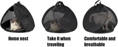 Транспортна сумка для котів Mesh, дихаюча переноска для кошенят та маленьких собак, для подорожей та активного відпочинку