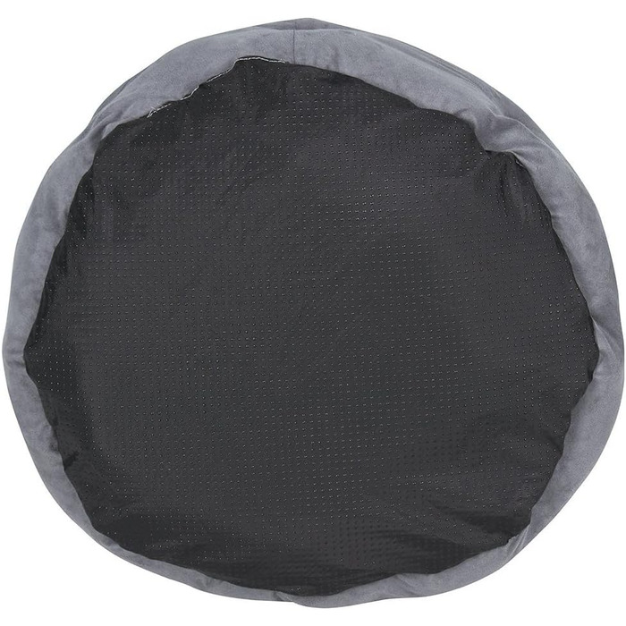 Кішечка ліжко для котів, миється, Ø60см, з двостороннім внутрішнім подушкою, для котів та маленьких собак, сіре