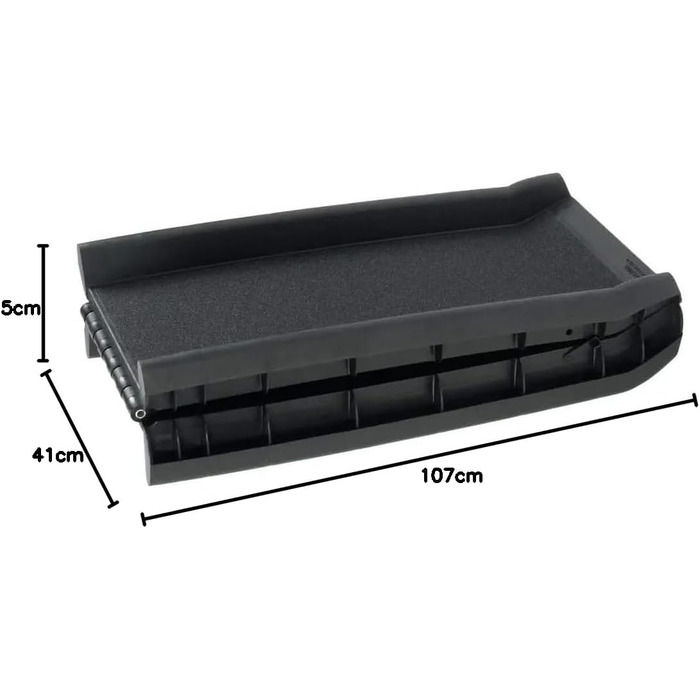 Рампа для тварин Lanco – складана, міцна та неслизька. Безпечний та зручний доступ для собак та котів. Розміри: 107 x 41 x 5 см