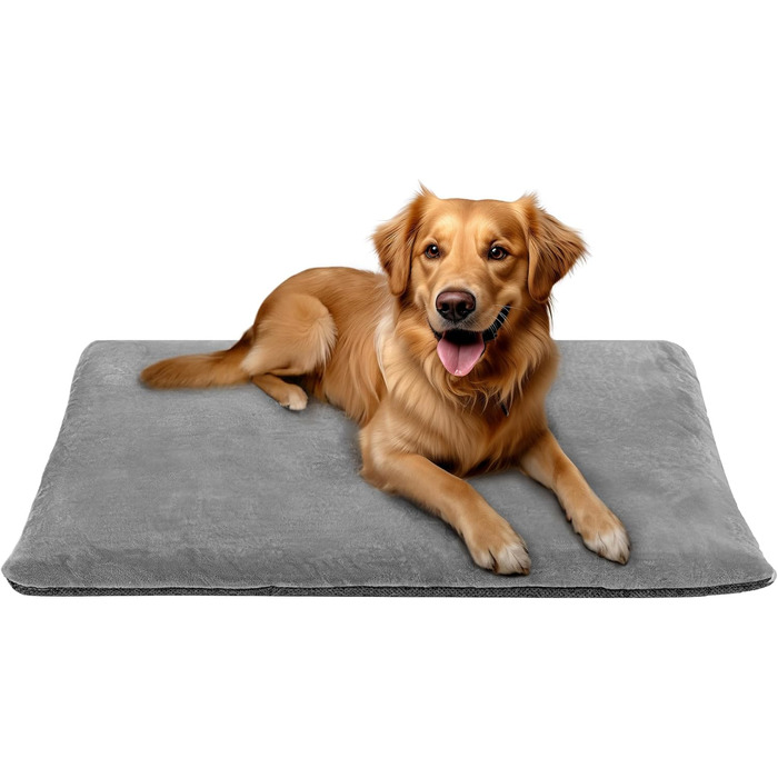 Термоковдра для собак та котів Navaris - м'яка підстилка для собак 100 x 70 см - тепла ковдра для собак та котів - сіра