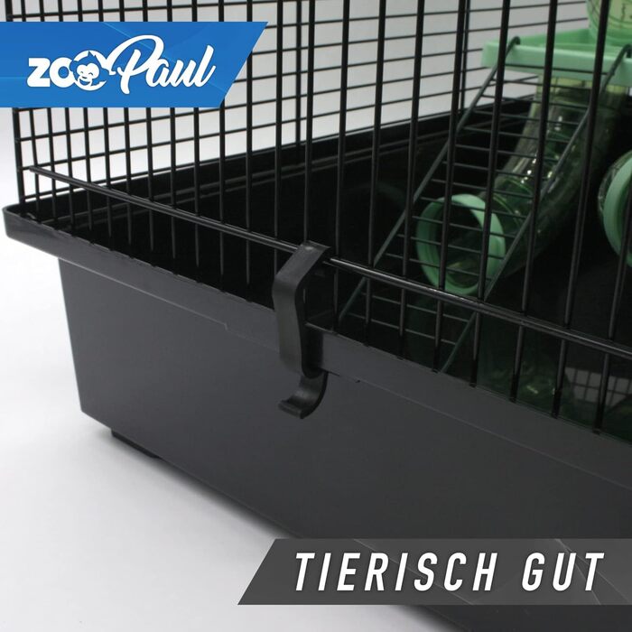 Клітка для хом'яків ZooPaul XXL з тунельною системою, аксесуарами, бірюзова, для гризунів