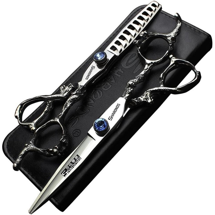 Професійні ножиці для волосся Sharonds Lila 6 дюймів (2 шт.) - 440C сталь, для перукарів